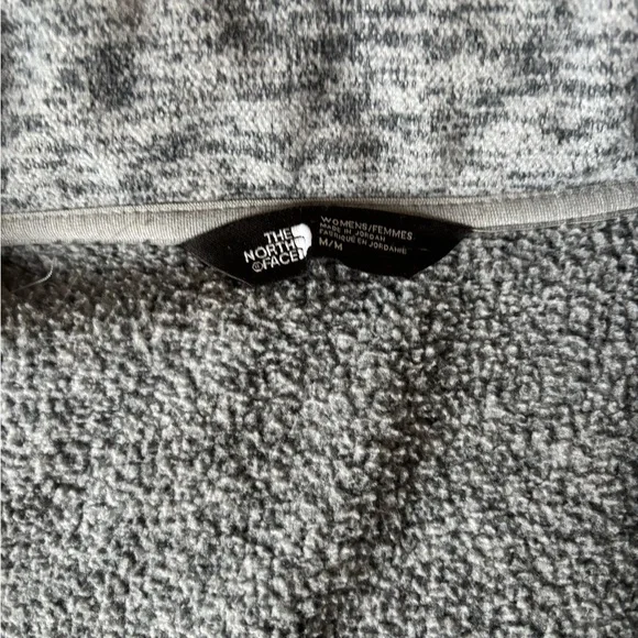 The North Face Heather Gray Fleece Jacket - Picture 3 of 3